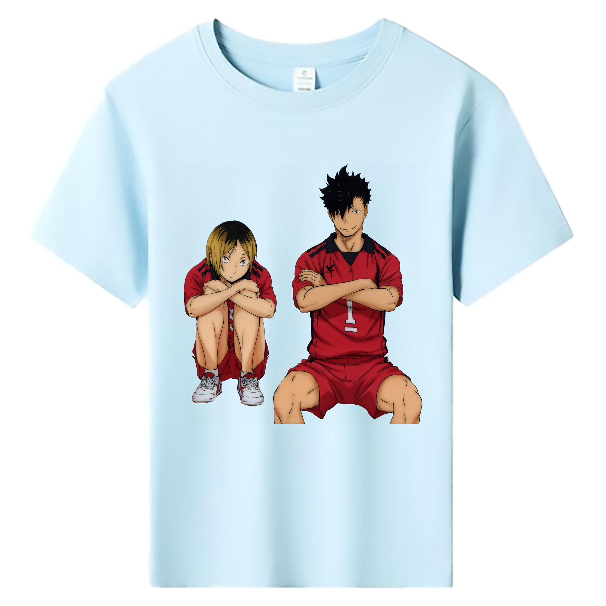 （画像用） ハイキュー!! Haikyu!! 綿100％キッズTシャツ（フロントプリント）